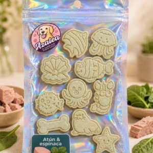 Galletas de atún y espinaca